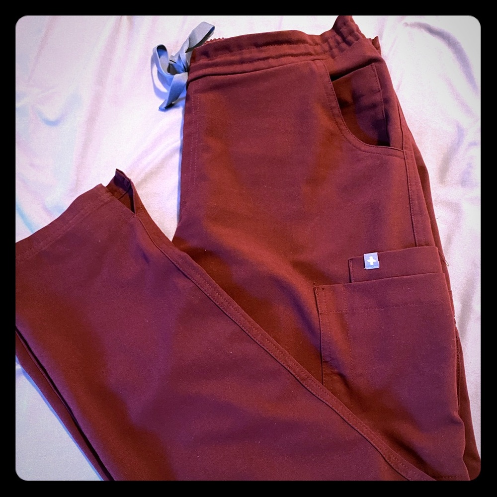 **SOLD** Figs Burgundy Yola Bottoms